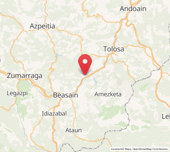 Map of Legorreta, Basque Country
