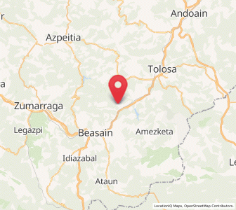 Map of Legorretazar, Basque Country