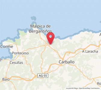 Map of Leiloyo, Galicia