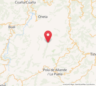 Map of Leirosa, Asturias