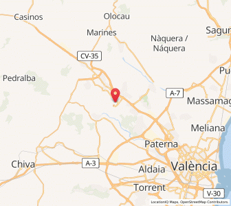 Map of L'Eliana, Valencia