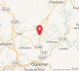 Map of León, Galicia