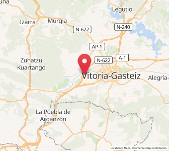 Map of Lermanda, Basque Country