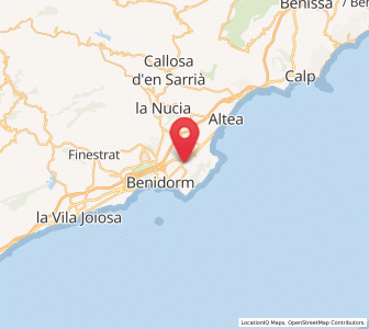 Map of l'Ermita de Sanç, Valencia
