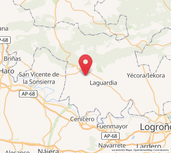 Map of Leza, Basque Country