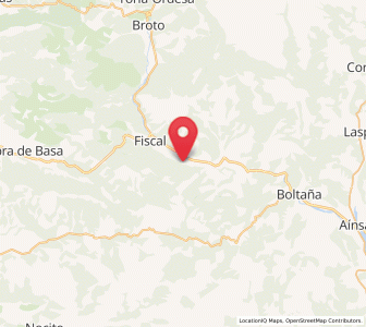 Map of Ligüerre de Ara, Aragon