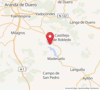 Map of Linares del Arroyo, Castille and León
