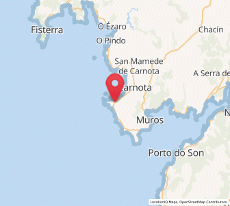 Map of Lira, Galicia