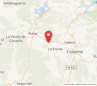 Map of Llama de Colle, Castille and León