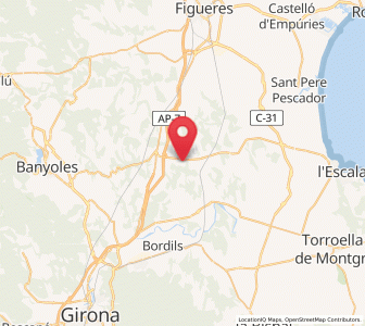 Map of Llampaies, Catalonia