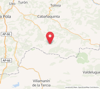 Map of Llananzanes, Asturias