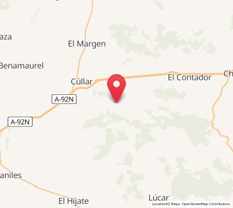 Map of Llano del Abad, Andalusia