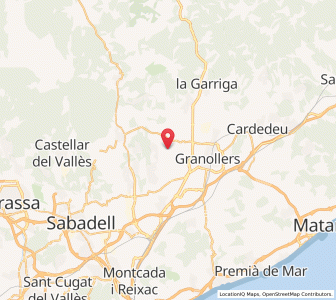 Map of Lliçà d'Amunt, Catalonia