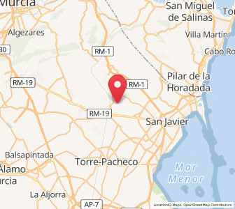 Map of Lo Jerónimo, Murcia