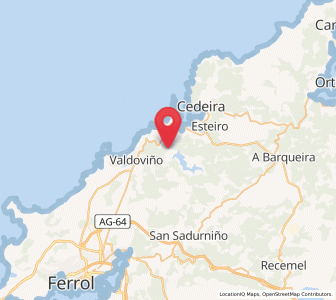 Map of Loira, Galicia