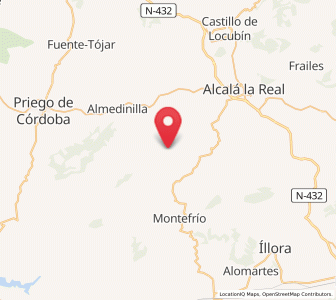 Map of Lojilla, Andalusia