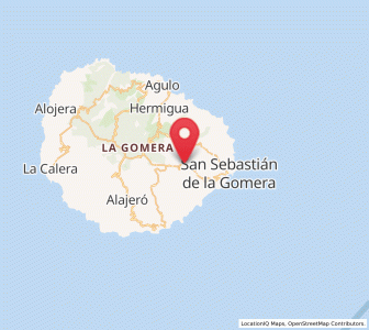 Map of Lomito Fragoso y Honduras, Canary Islands