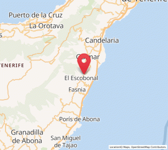Map of Lomo de Mena, Canary Islands