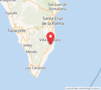 Map of Lomo Oscuro, Canary Islands