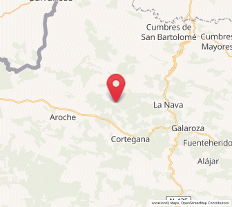 Map of Los Andreses, Andalusia