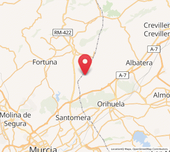 Map of Los Barrios, Valencia