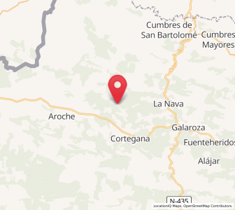 Map of Los Bravos, Andalusia
