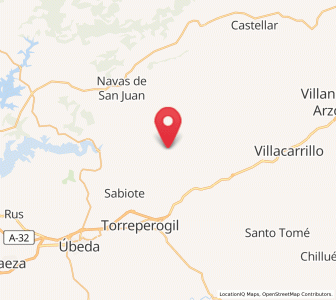 Map of Los Calares, Andalusia