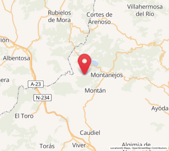 Map of Los Calpes, Valencia