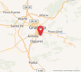 Map of Los Carballos, Andalusia