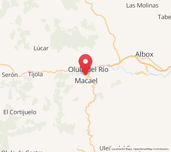 Map of Los Carriles, Andalusia