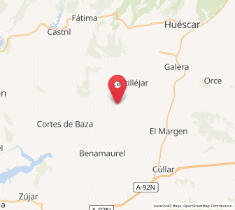 Map of Los Carriones, Andalusia