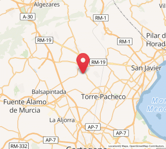 Map of Los Castejones, Murcia