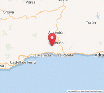 Map of Los Chaulines, Andalusia