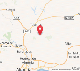Map of Los Góngoras, Andalusia