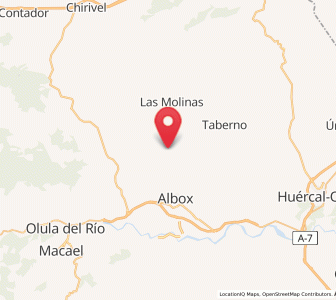 Map of Los Graneros de Abajo, Andalusia