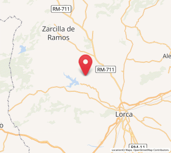 Map of Los Juanetes, Murcia