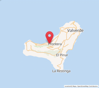 Map of Los Llanillos, Canary Islands