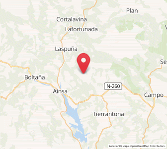 Map of Los Molinos, Aragon