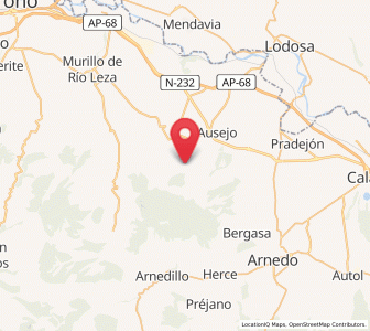 Map of Los Molinos de Ocón, La Rioja