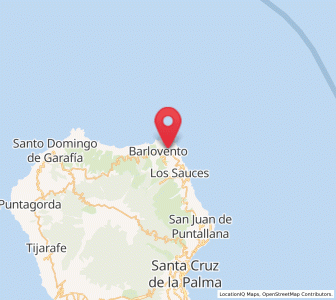 Map of Los Paredes, Canary Islands
