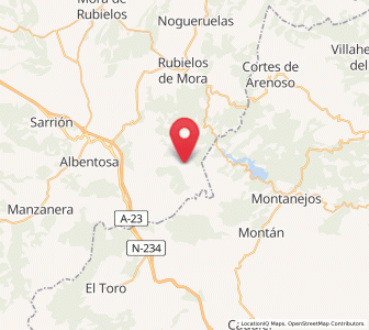 Map of Los Peirós, Aragon