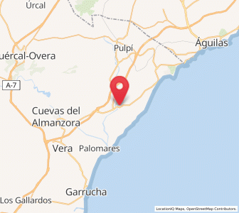 Map of Los Perdigones, Andalusia