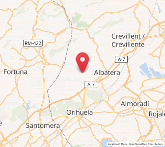 Map of Los Pérez, Valencia