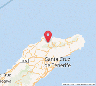 Map of Los Pinos, Canary Islands