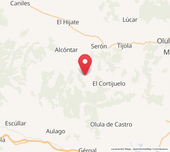 Map of Los Sapos, Andalusia