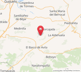 Map of Los Sauces, Castille and León