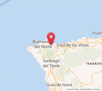 Map of Los Silos, Canary Islands