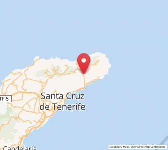 Map of Los Tableros, Canary Islands
