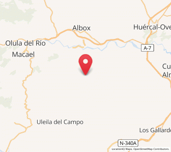 Map of Los Utreras, Andalusia
