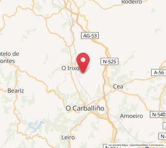 Map of Loureiro, Galicia